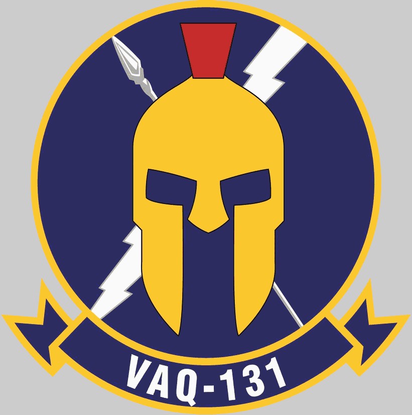 vaq-131 lancers insignia crest patch badge electronic attack squadron us navy ea-18g growler 02x