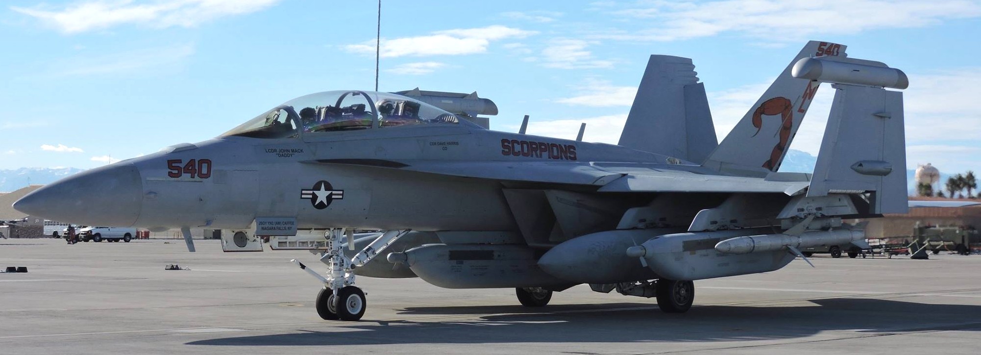 vaq-132 scorpions electronic attack squadron vaqron us navy boeing ea-18g growler exercise red flag nellis afb nevada 26