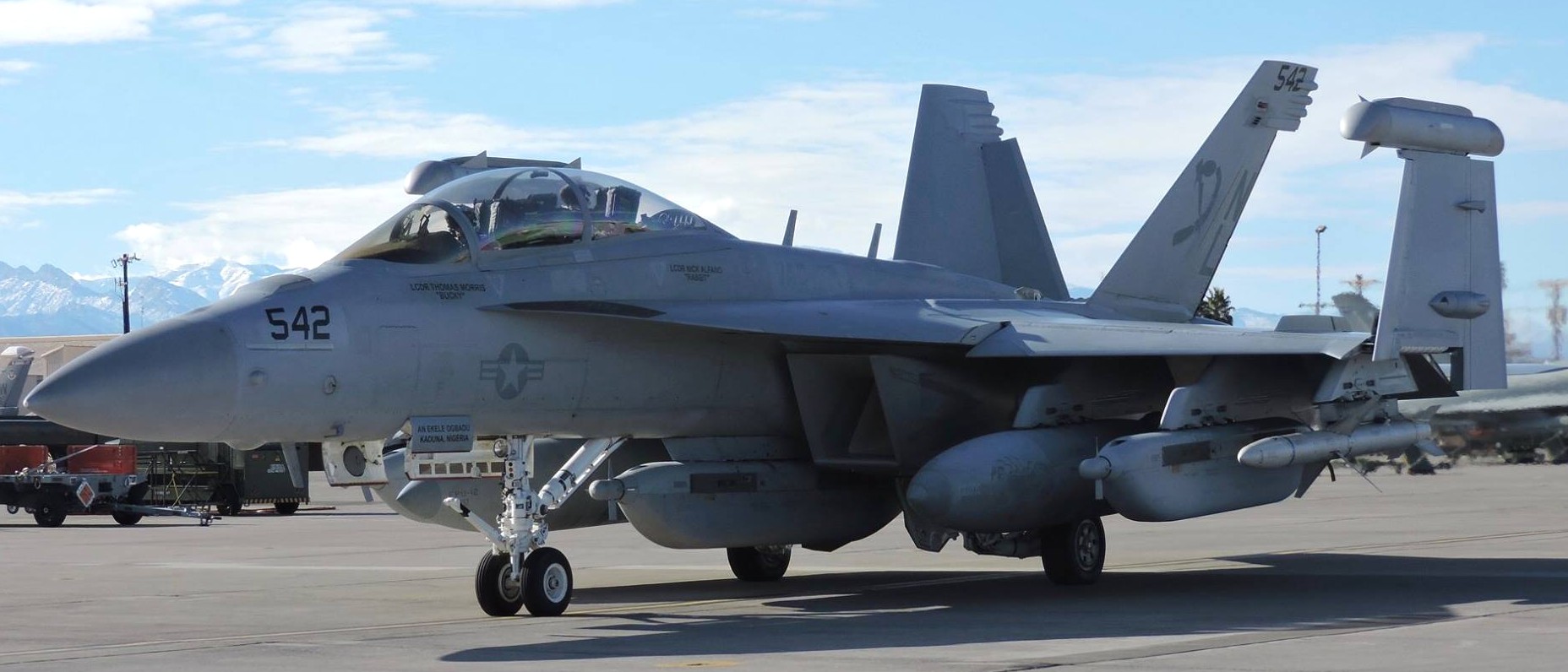 vaq-132 scorpions electronic attack squadron vaqron us navy boeing ea-18g growler exercise red flag nellis afb nevada 27