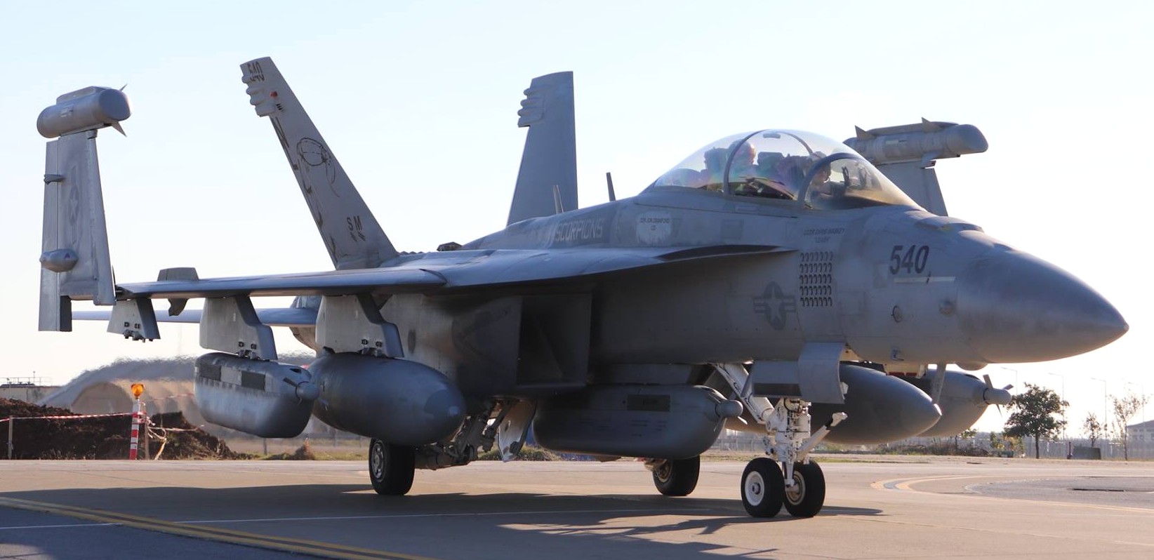 vaq-132 scorpions electronic attack squadron vaqron us navy boeing ea-18g growler incirlik air base turkey 46