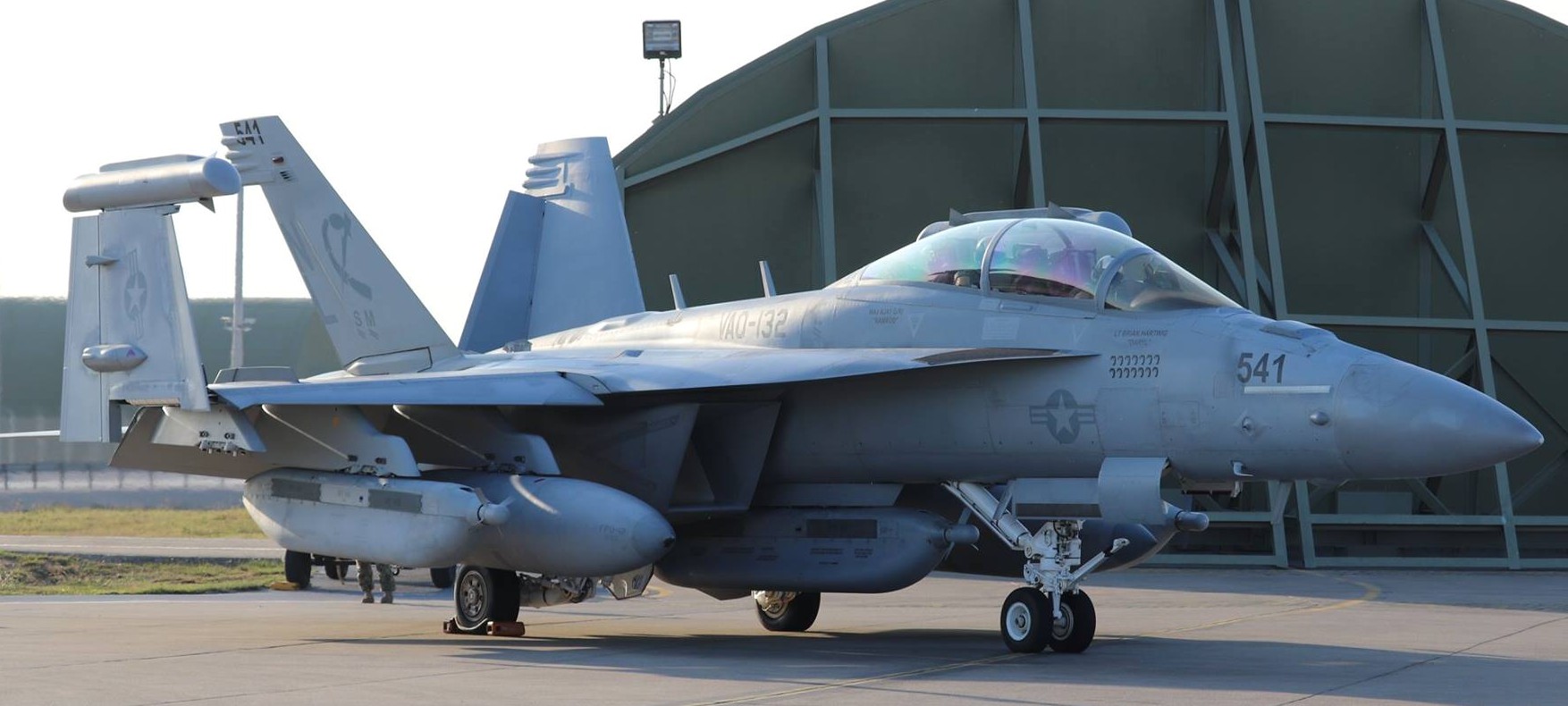 vaq-132 scorpions electronic attack squadron vaqron us navy boeing ea-18g growler incirlik air base turkey 49