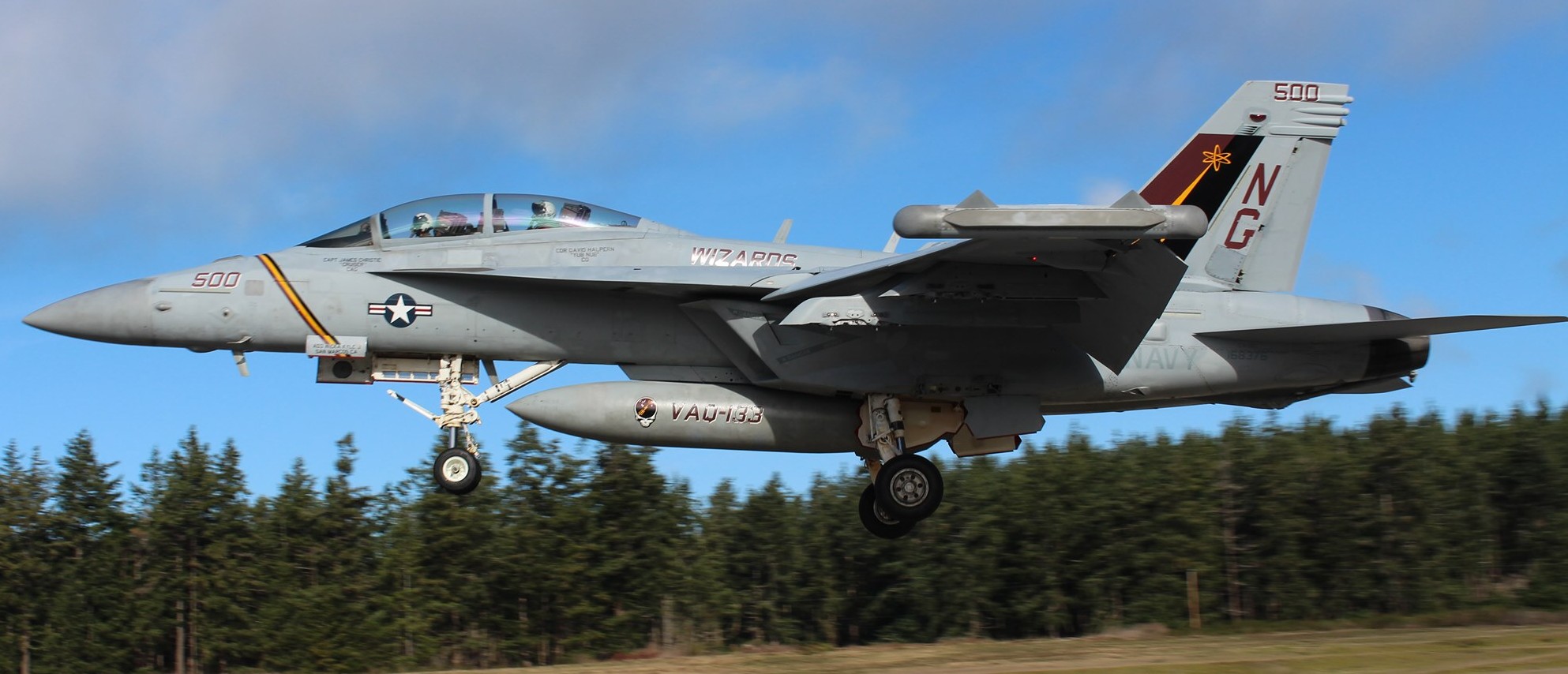 vaq-133 wizards electronic attack squadron vaqron us navy boeing ea-18g growler nas whidbey island 61