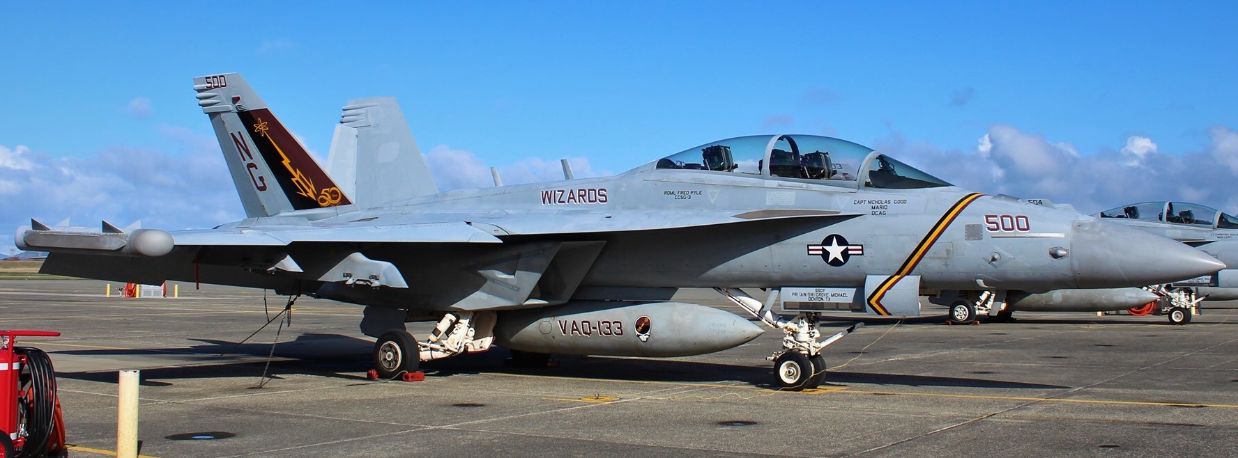 vaq-133 wizards electronic attack squadron vaqron us navy boeing ea-18g growler nas whidbey island 69