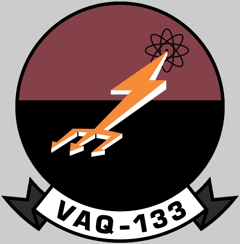 vaq-133 wizards insignia crest patch badge electronic attack squadron us navy ea-18g growler 05c