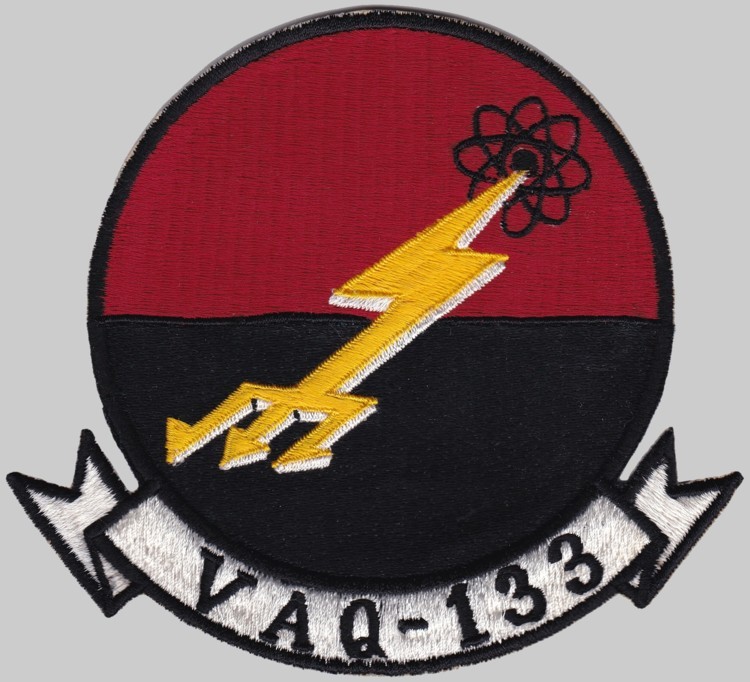 vaq-133 wizards insignia crest patch badge tactical electronic warfare attack squadron us navy ea-18g growler 02p