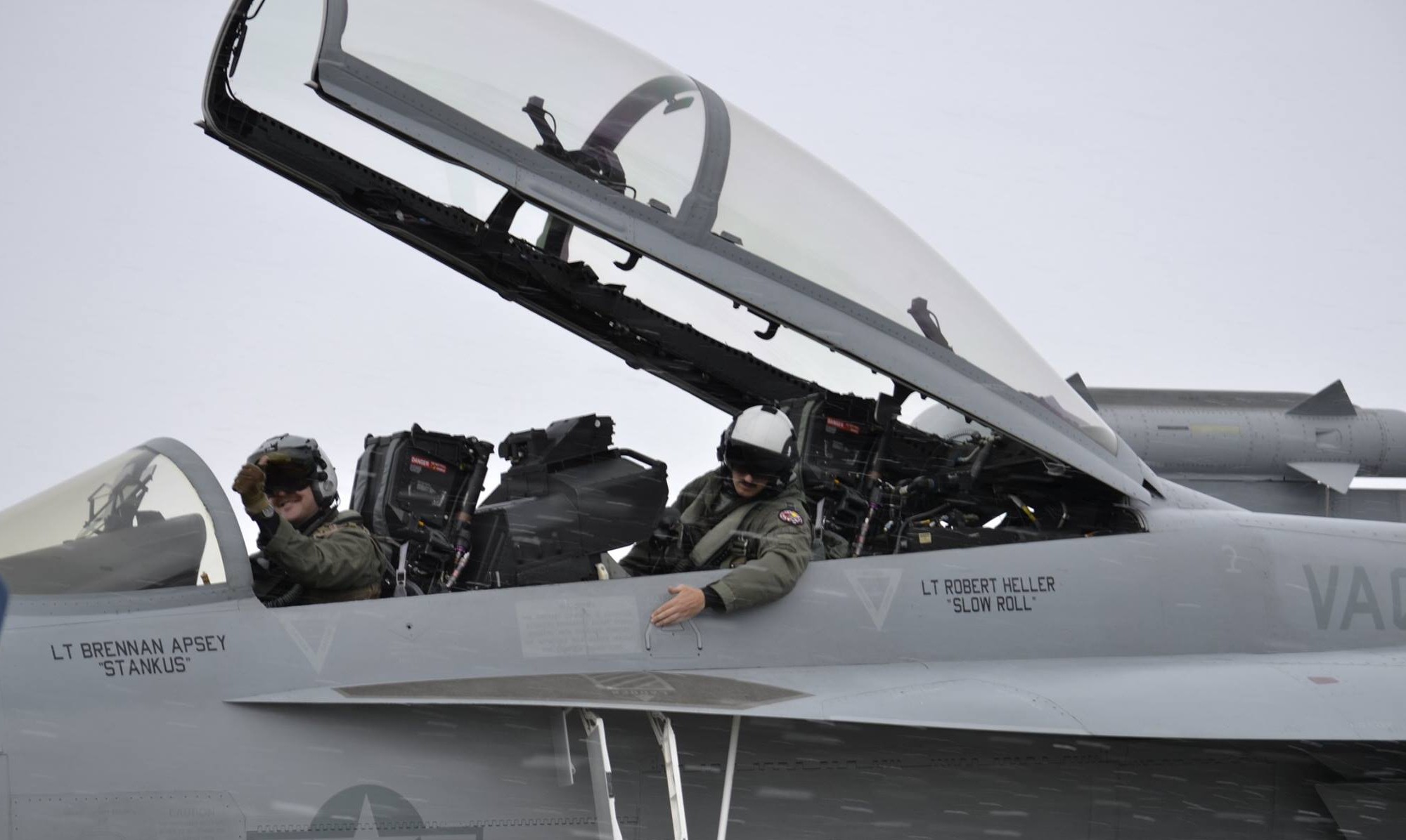 vaq-134 garudas electronic attack squadron vaqron us navy boeing ea-18g growler misawa air base japan 53