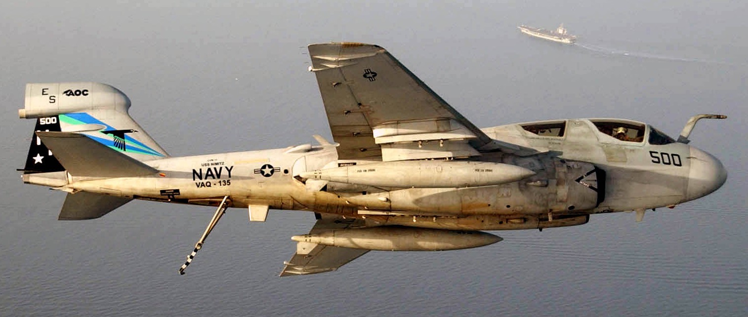 vaq-135 black ravens electronic attack squadron vaqron us navy gruman ea-6b prowler cvw-11 uss nimitz cvn-68 17