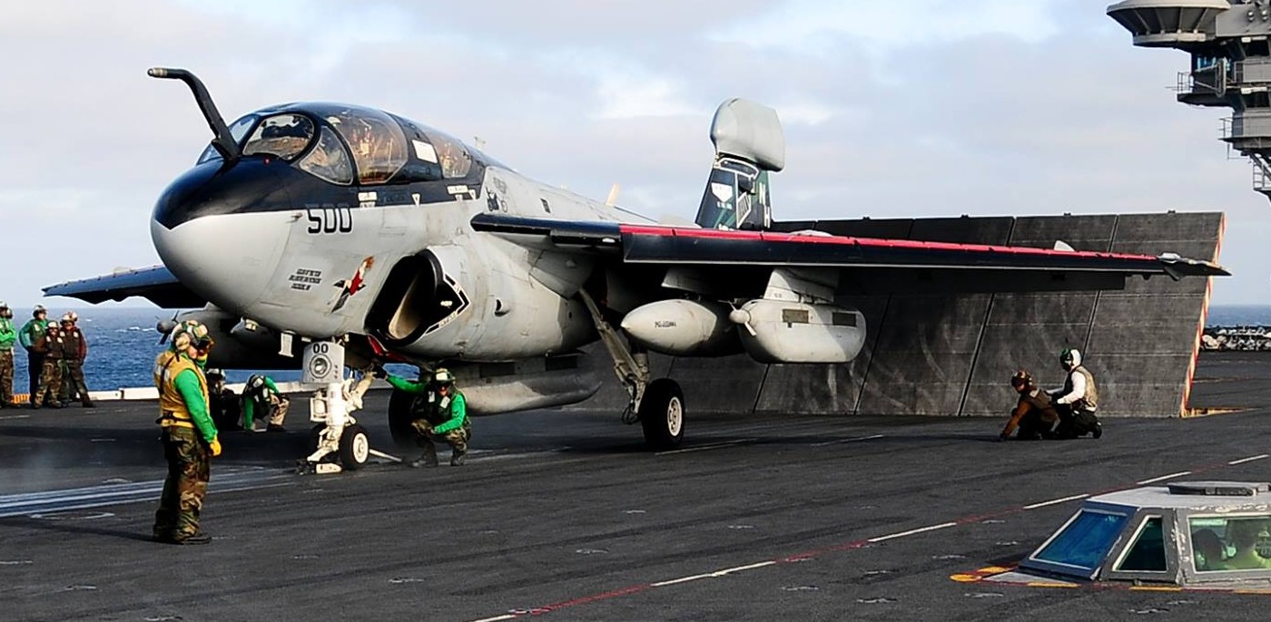 vaq-135 black ravens electronic attack squadron vaqron us navy gruman ea-6b prowler cvw-11 uss nimitz cvn-68 47