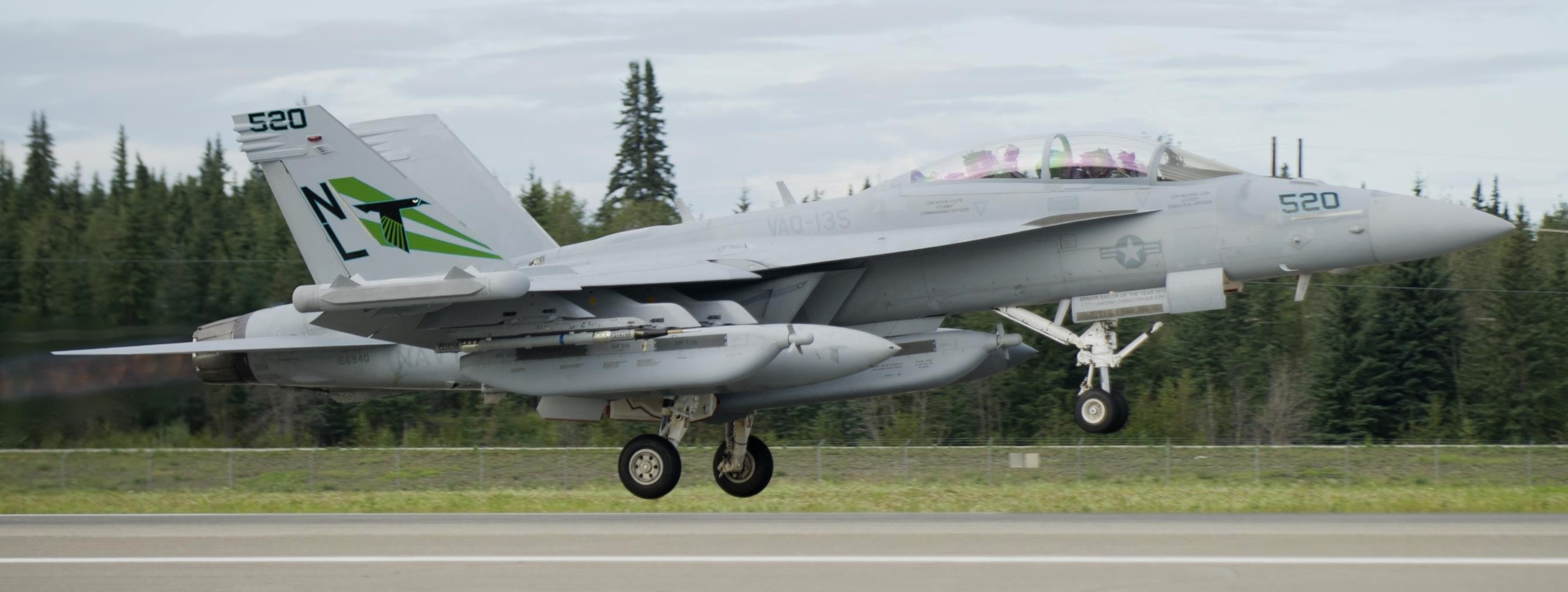 vaq-135 black ravens electronic attack squadron vaqron us navy boeing ea-18g growler exercise red flag alaska eielson afb 123