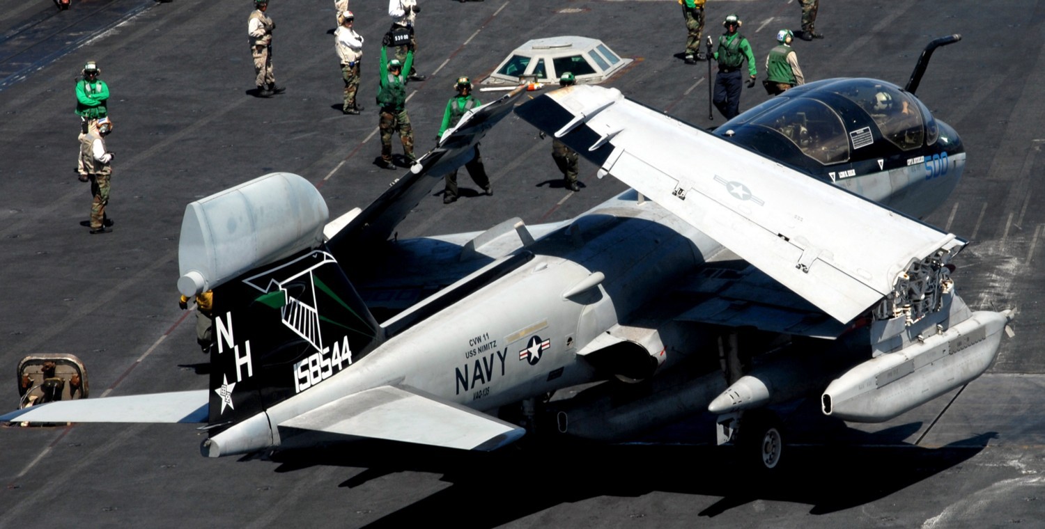 vaq-135 black ravens electronic attack squadron vaqron us navy gruman ea-6b prowler cvw-11 uss nimitz cvn-68 147
