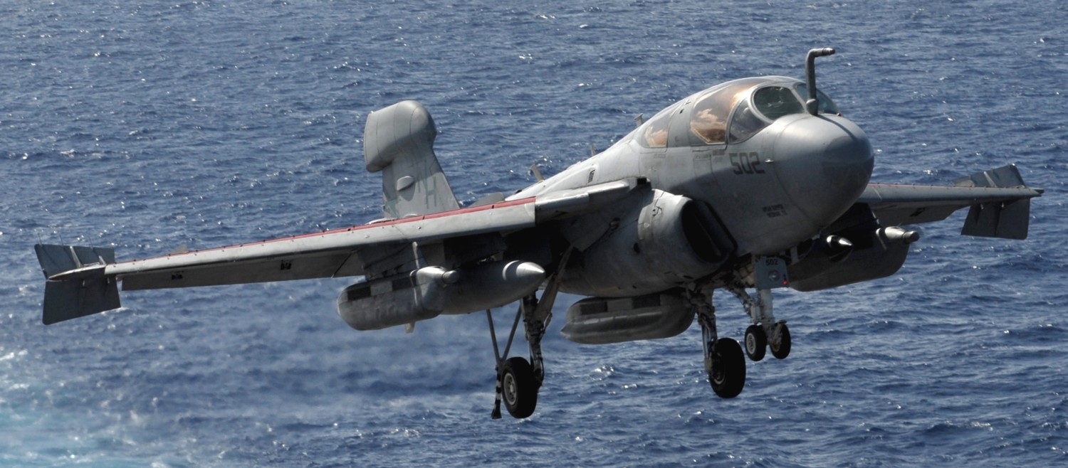 vaq-135 black ravens electronic attack squadron vaqron us navy gruman ea-6b prowler cvw-11 uss nimitz cvn-68 148