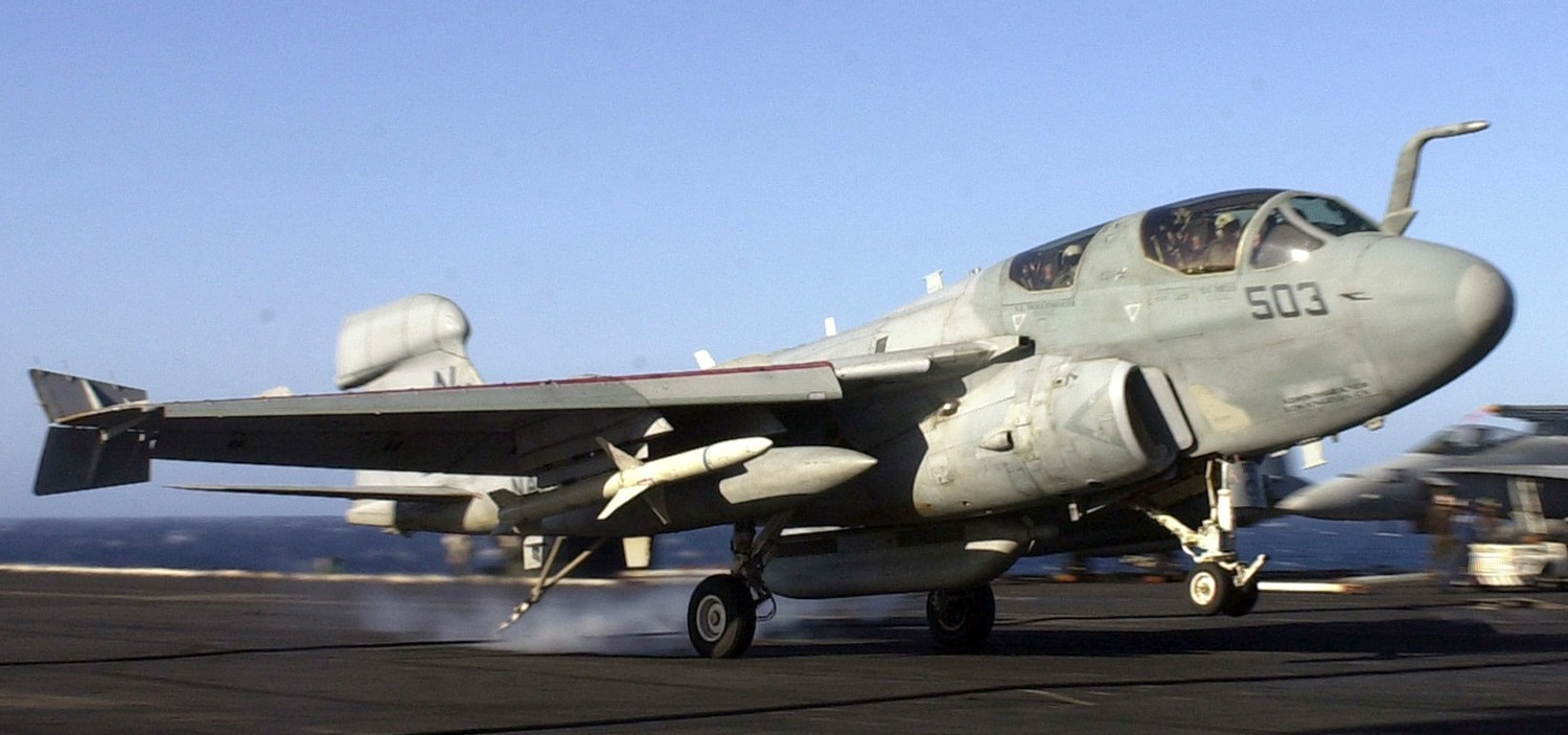 vaq-135 black ravens electronic attack squadron vaqron us navy gruman ea-6b prowler cvw-11 uss nimitz cvn-68 151