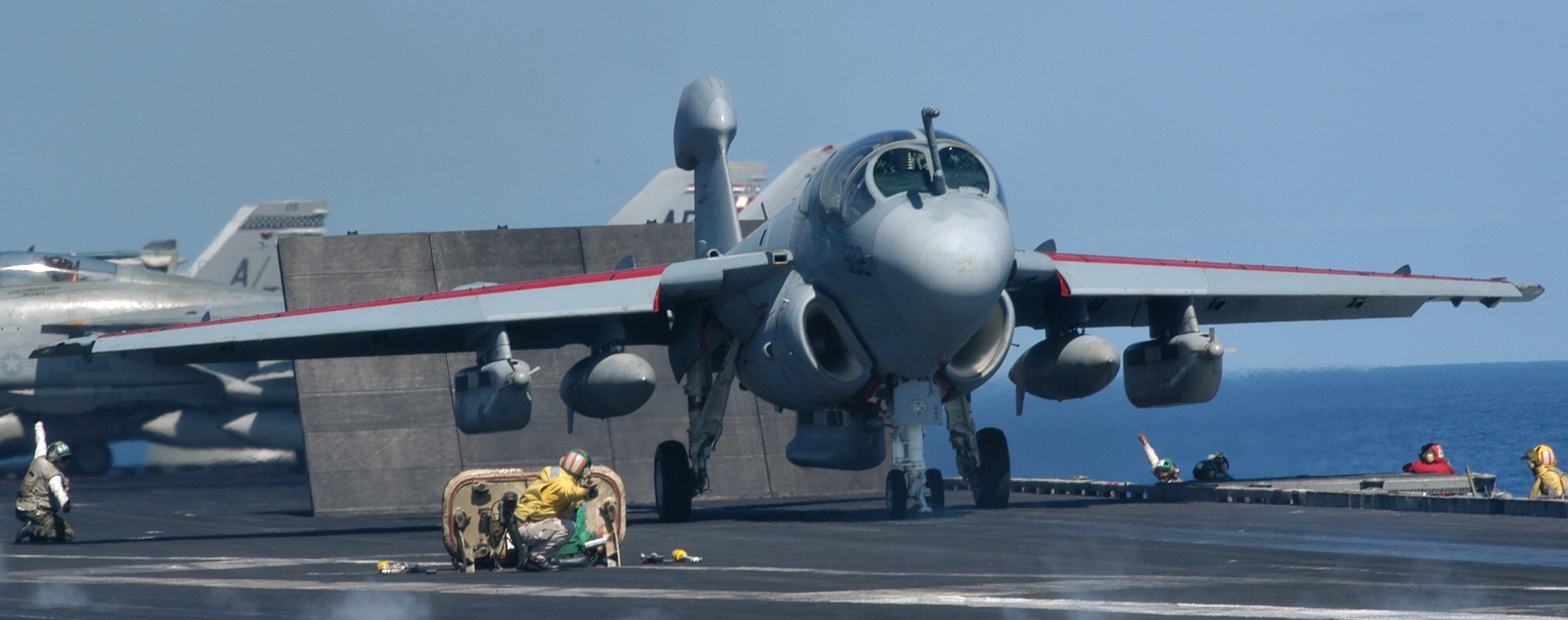 vaq-137 rooks electronic attack squadron us navy ea-6b prowler carrier air wing cvw-1 uss enterprise cvn-65 03