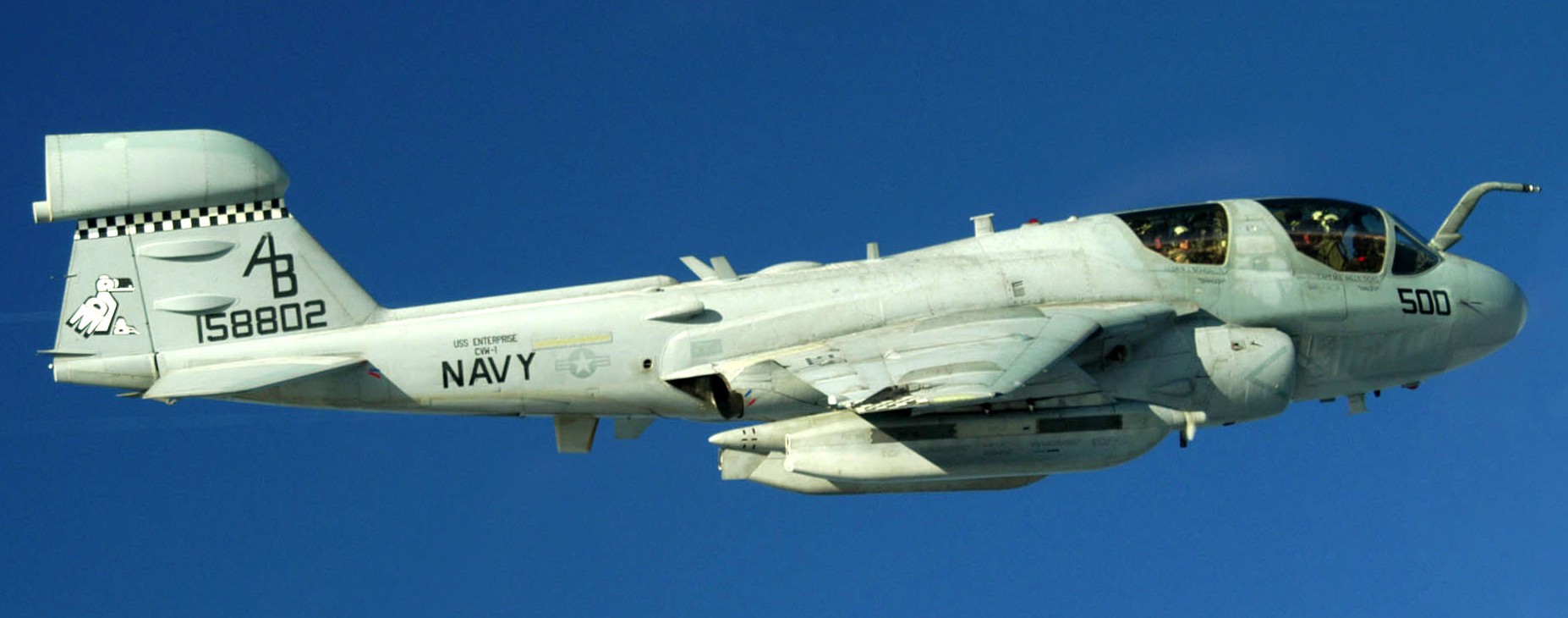 vaq-137 rooks electronic attack squadron us navy ea-6b prowler carrier air wing cvw-1 uss enterprise cvn-65 05