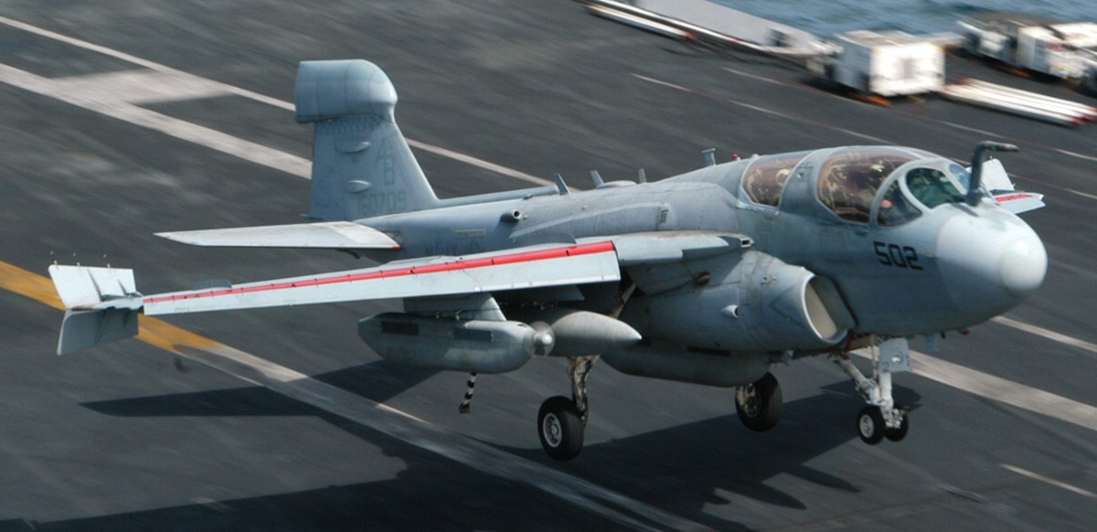 vaq-137 rooks electronic attack squadron us navy ea-6b prowler carrier air wing cvw-1 uss enterprise cvn-65 07