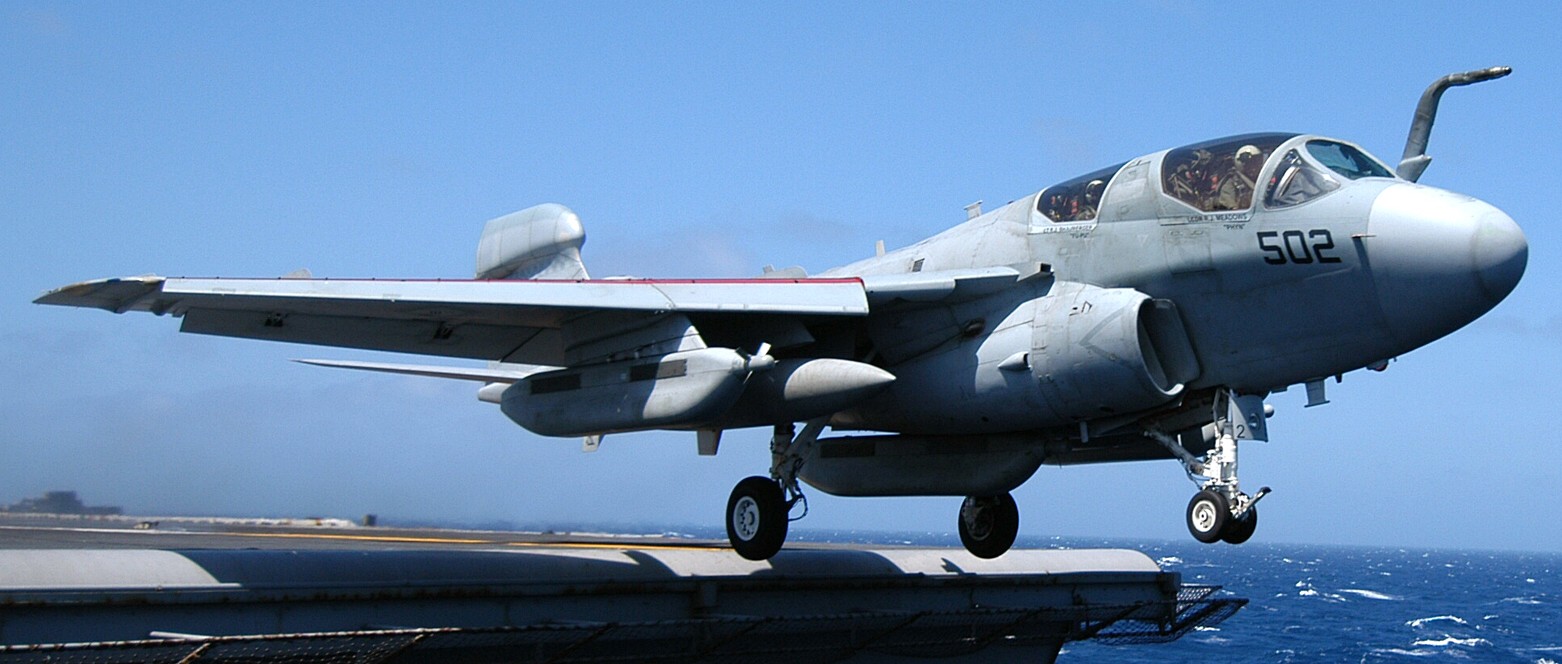 vaq-137 rooks electronic attack squadron us navy ea-6b prowler carrier air wing cvw-1 uss enterprise cvn-65 10