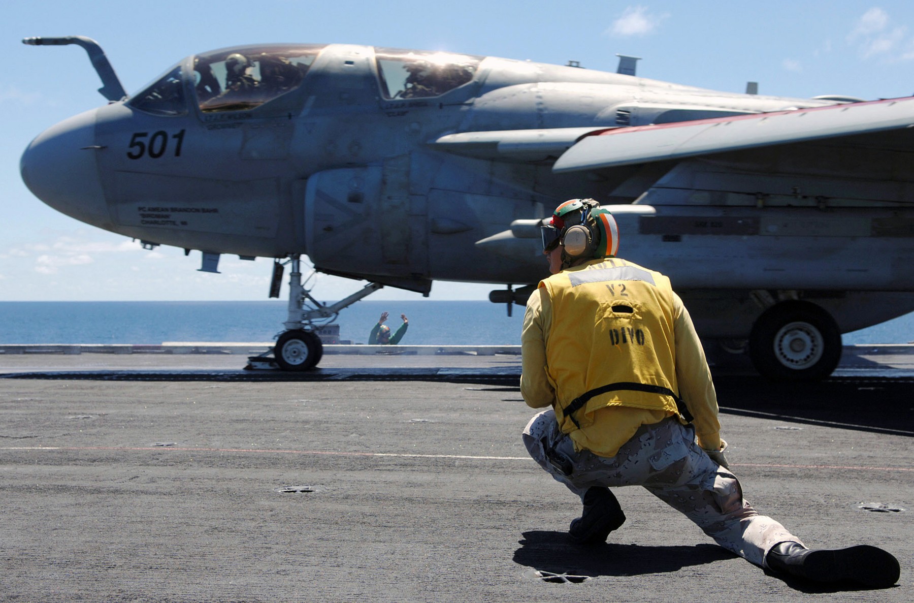 vaq-137 rooks electronic attack squadron us navy ea-6b prowler carrier air wing cvw-1 uss enterprise cvn-65 13