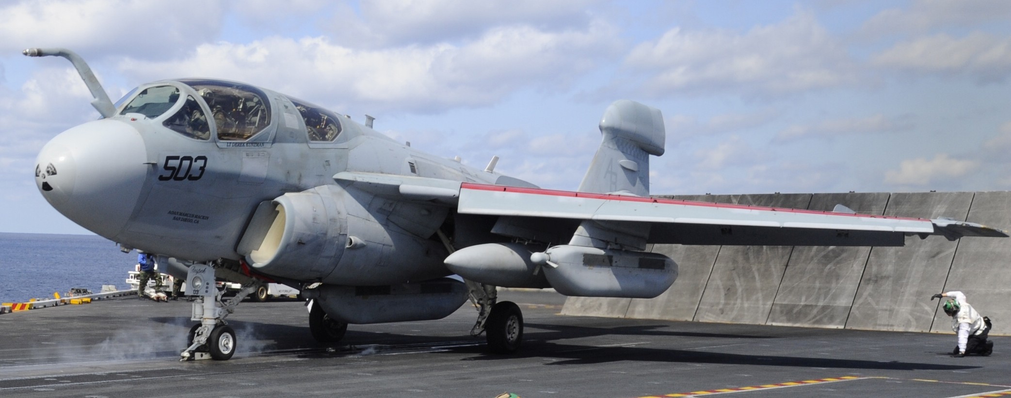 vaq-137 rooks electronic attack squadron us navy ea-6b prowler carrier air wing cvw-1 uss enterprise cvn-65 33