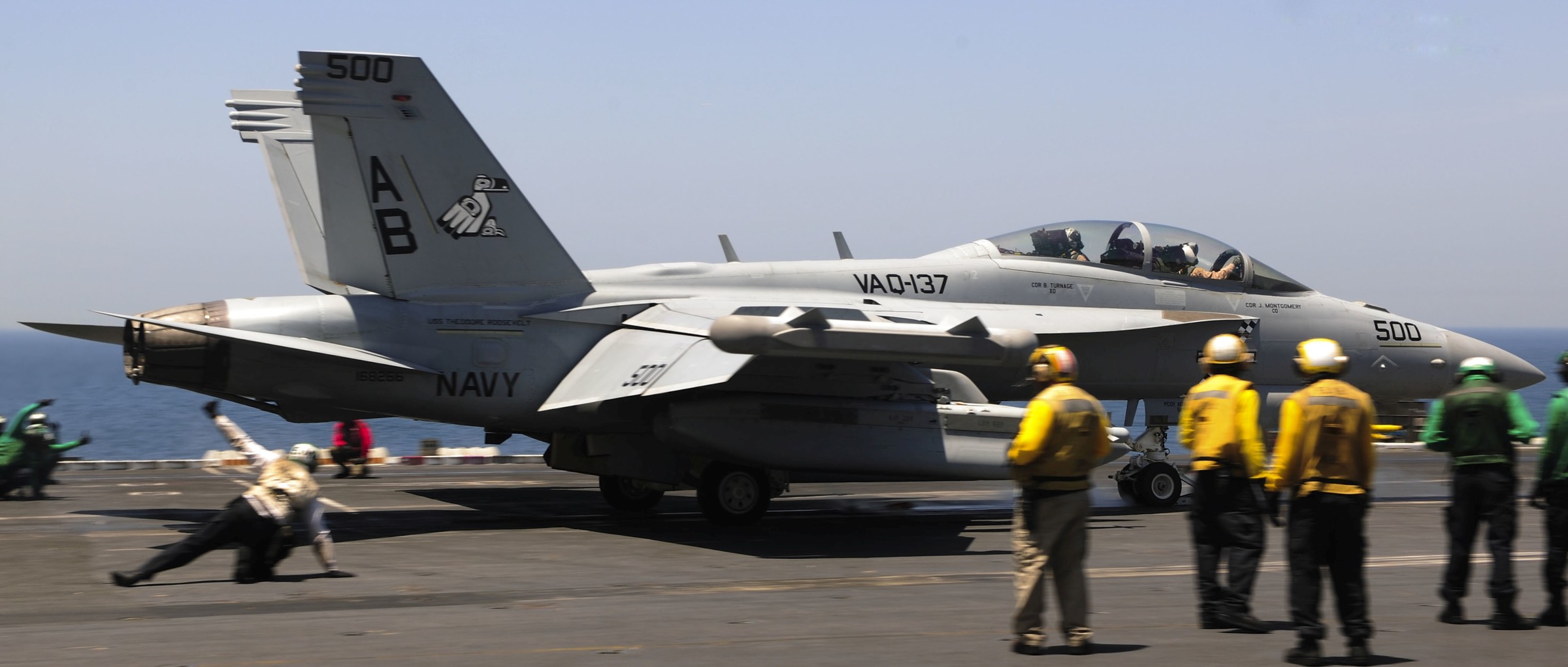 vaq-137 rooks electronic attack squadron us navy ea-18g growler carrier air wing cvw-1 uss theodore roosevelt cvn-71 48