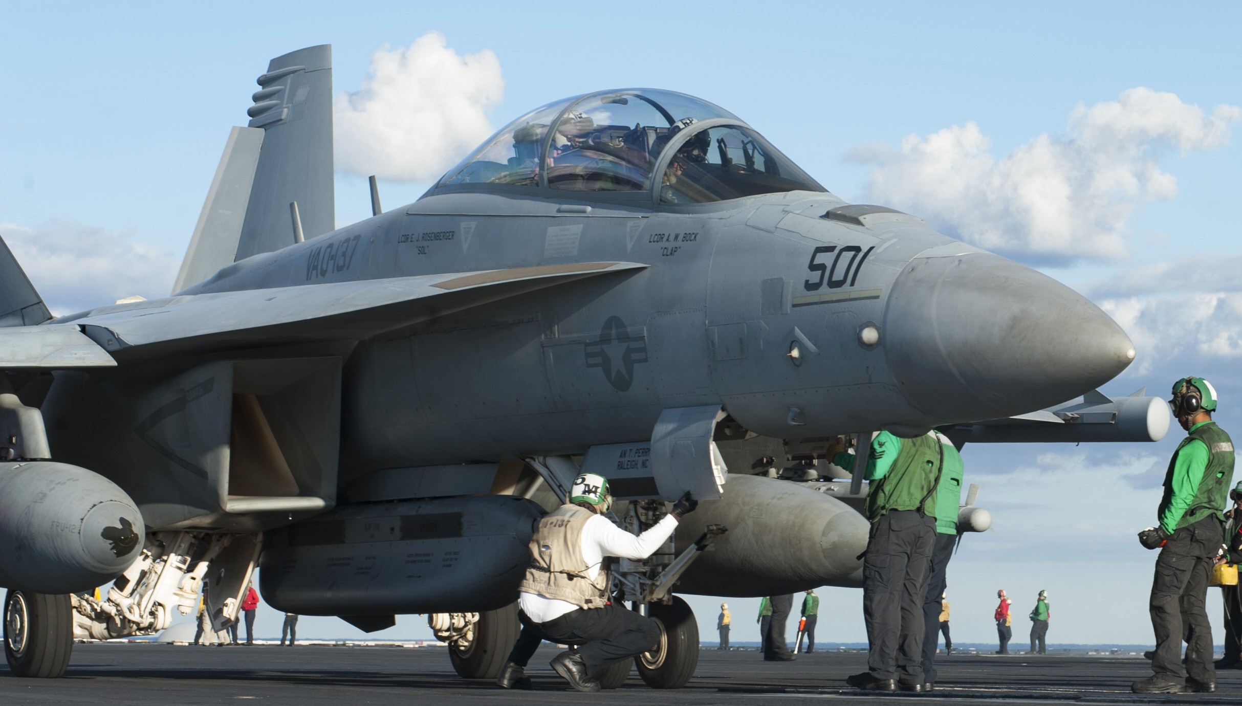 vaq-137 rooks electronic attack squadron us navy ea-18g growler carrier air wing cvw-1 uss harry s. truman cvn-75 64