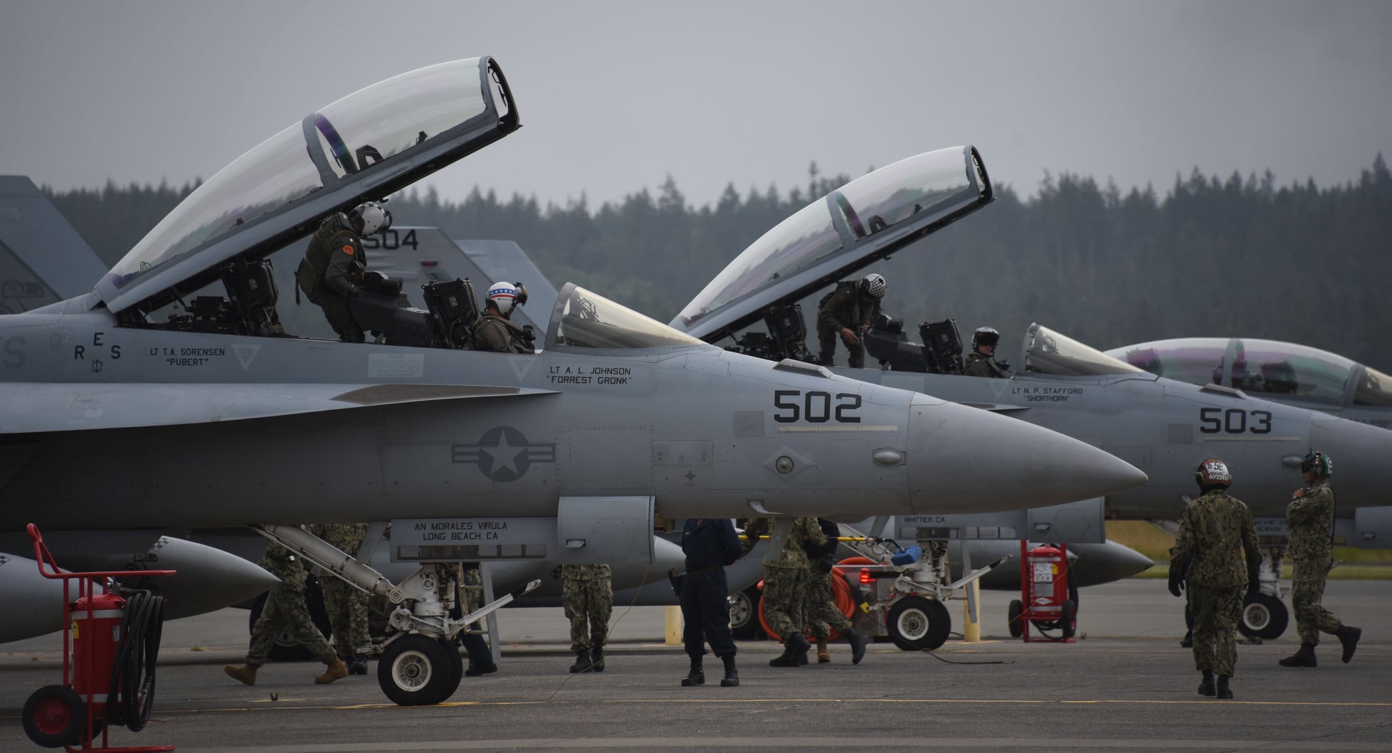 vaq-137 rooks electronic attack squadron us navy ea-18g growler nas whidbey island washington 98