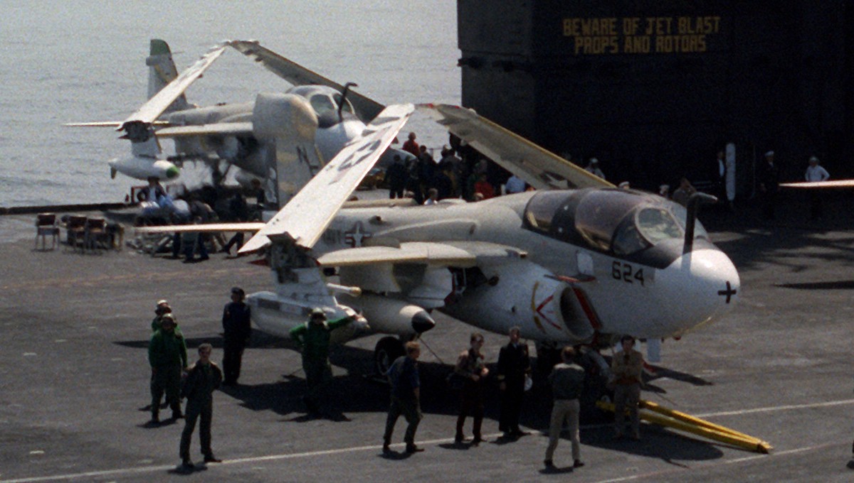 vaq-137 rooks tactical electronic warfare squadron us navy ea-6b prowler carrier air wing cvw-2 uss ranger cv-61 102