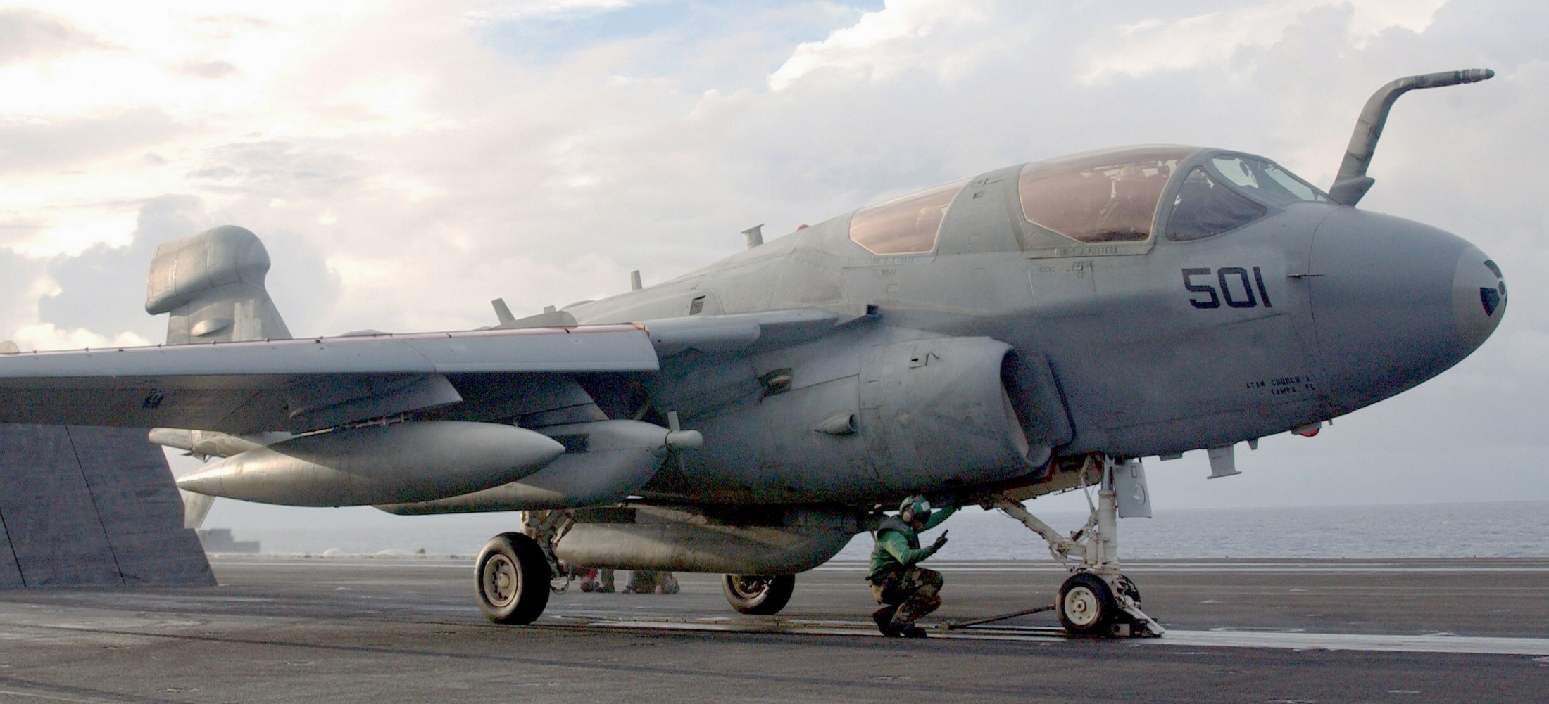 vaq-138 yellowjackets electronic attack squadron us navy ea-6b prowler carrier air wing cvw-9 uss carl vinson cvn-70 08