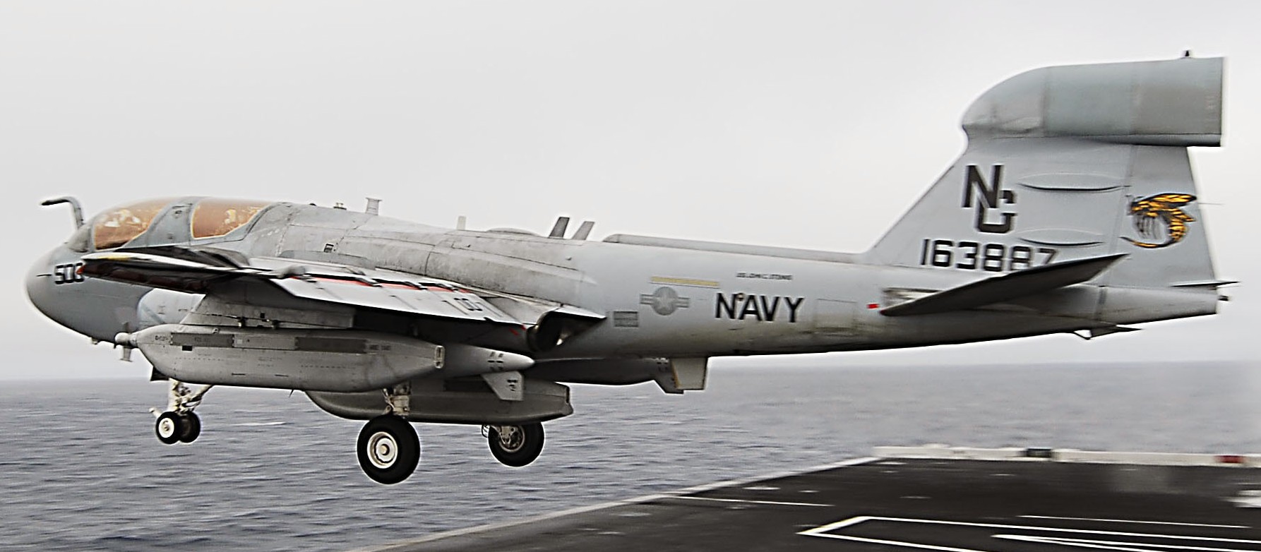 vaq-138 yellowjackets electronic attack squadron us navy ea-6b prowler carrier air wing cvw-9 uss john c. stennis cvn-74 17