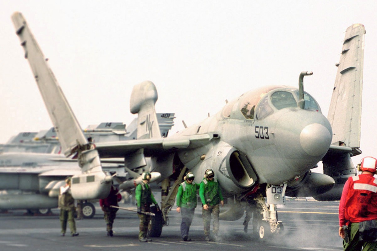 vaq-139 cougars electronic attack squadron us navy ea-6b prowler cvw-14 uss abraham lincoln cvn-72 04