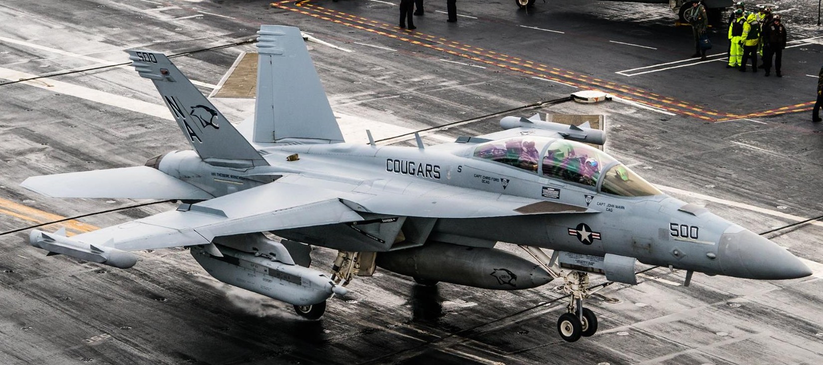 vaq-139 cougars electronic attack squadron us navy ea-18g growler cvw-17 uss theodore roosevelt cvn-71 70