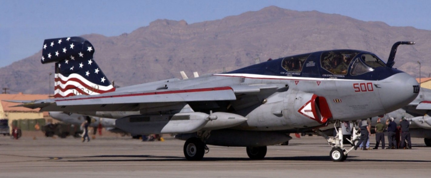 vaq-140 patriots electronic attack squadron us navy ea-6b prowler cvw-7 exercise red flag nellis afb nevada 18