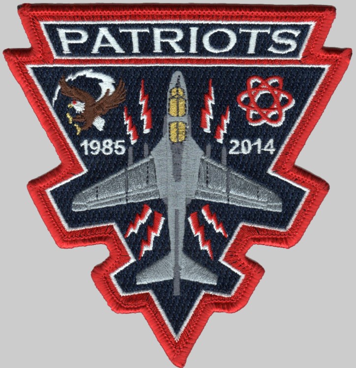 vaq-140 patriots insignia crest patch badge electronic attack squadron us navy ea-18g growler 02p