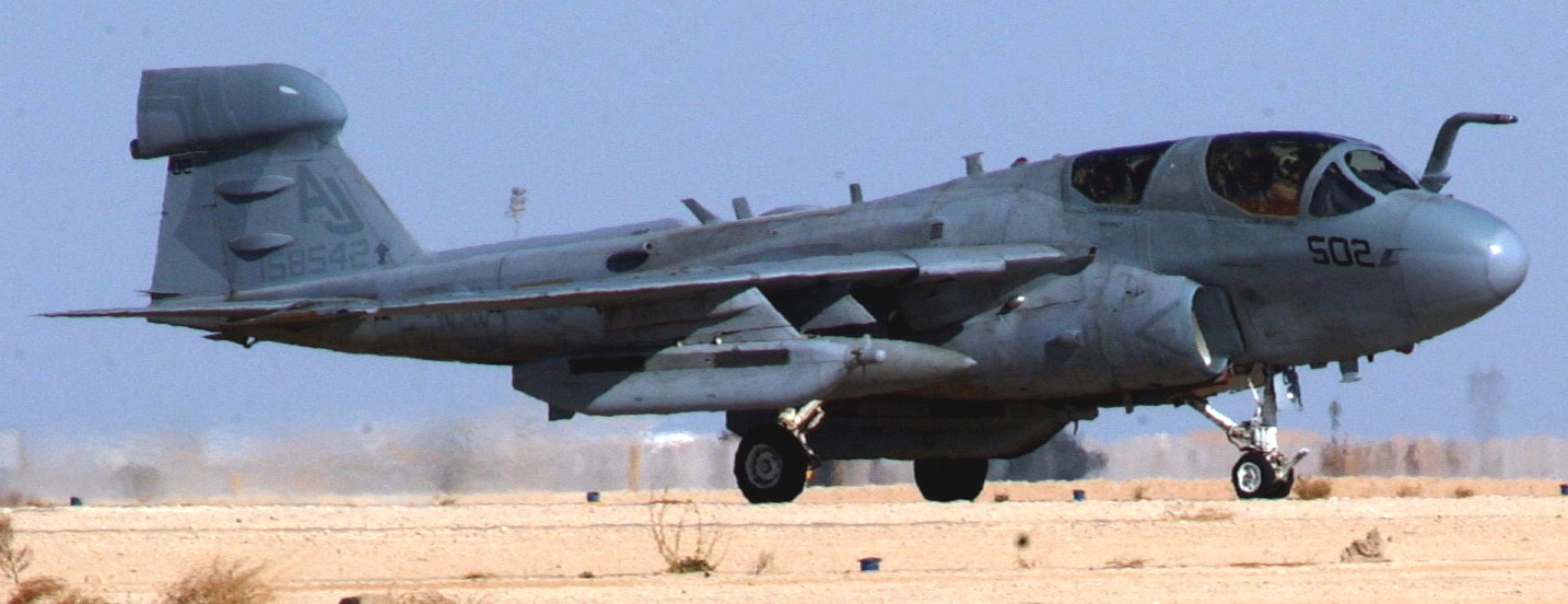 vaq-141 shadowhawks electronic attack squadron grumman ea-6b prowler us navy cvw-8 al asad air base iraq 13