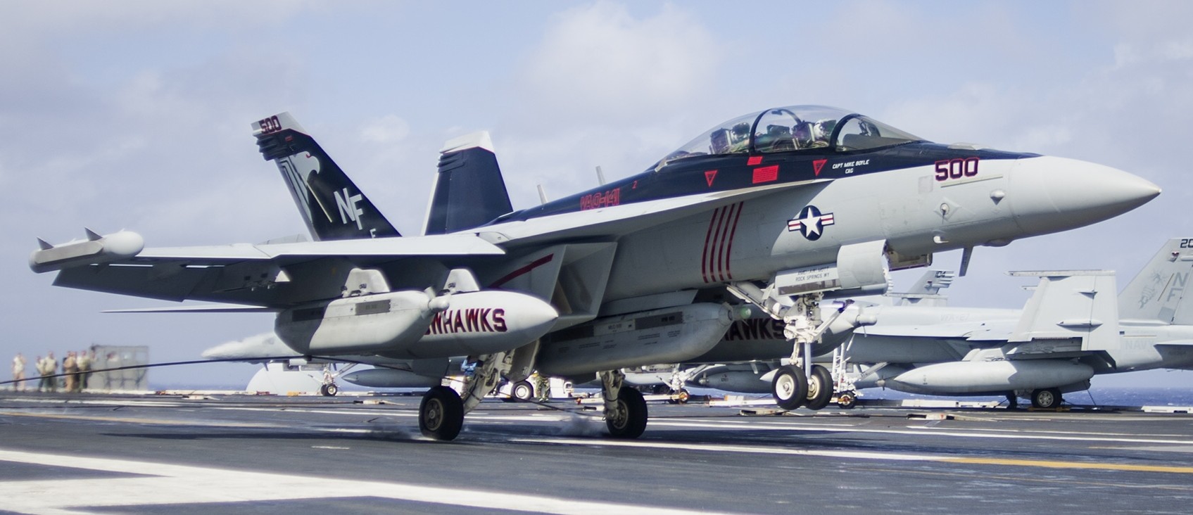 vaq-141 shadowhawks electronic attack squadron boeing ea-18g growler us navy cvw-5 uss george washington cvn-73 40