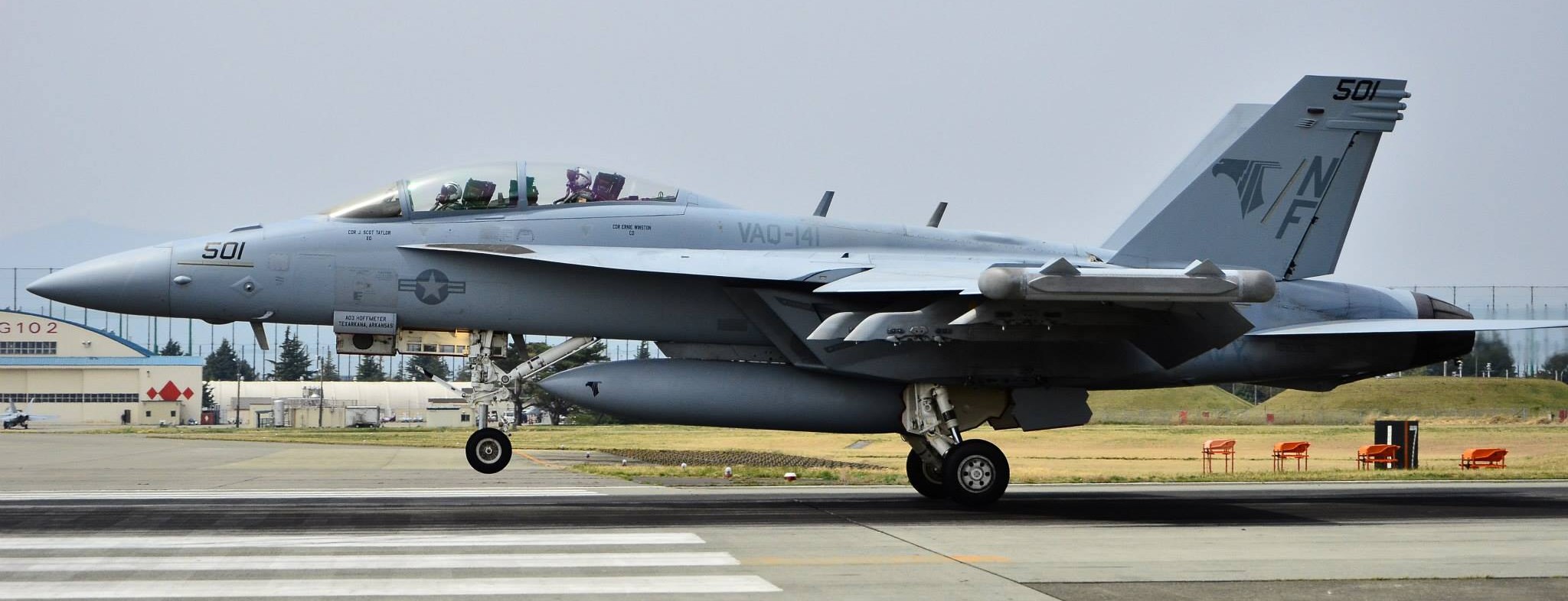 VAQ-141 Shadowhawks Electronic Attack Squadron EA-18G Growler