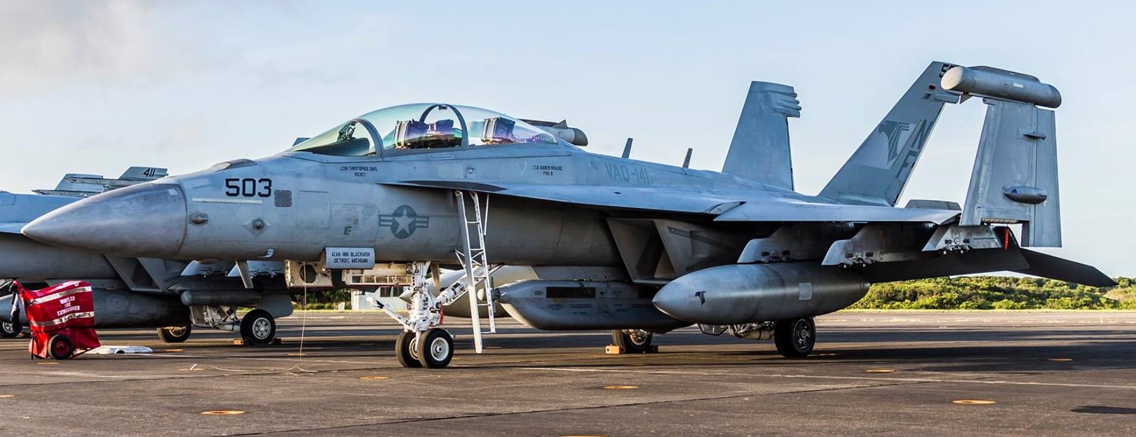 VAQ-141 Shadowhawks Electronic Attack Squadron EA-18G Growler