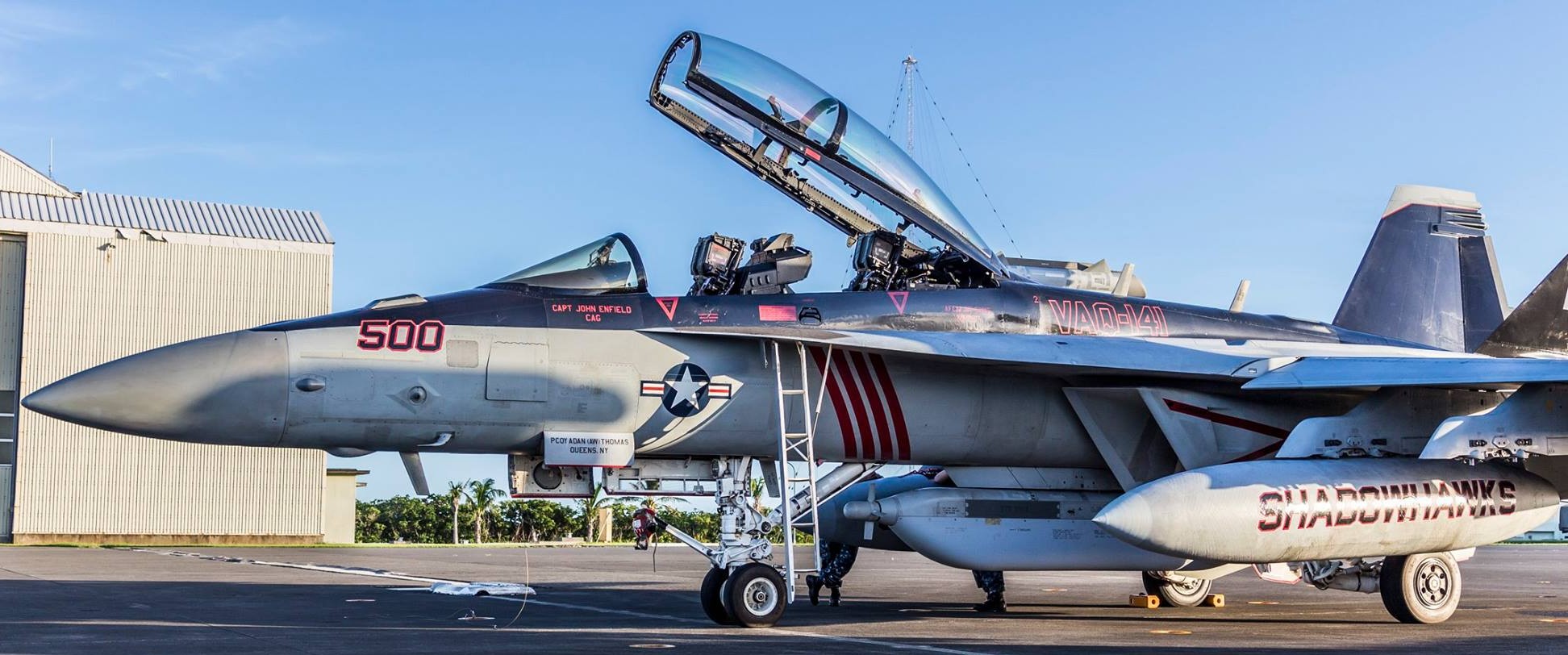 VAQ-141 Shadowhawks Electronic Attack Squadron EA-18G Growler