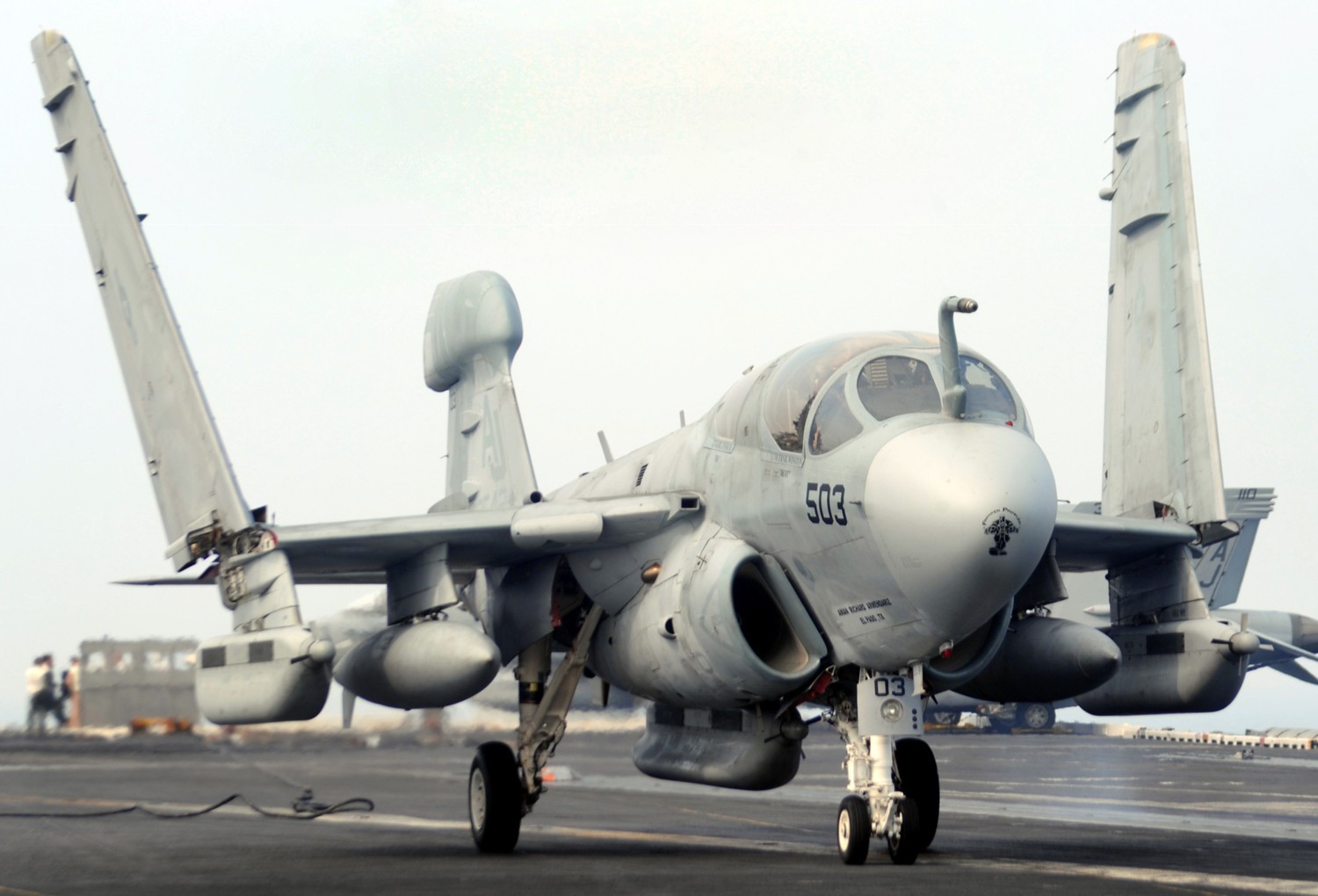vaq-141 shadowhawks electronic attack squadron grumman ea-6b prowler us navy cvw-8 uss theodore roosevelt cvn-71 137