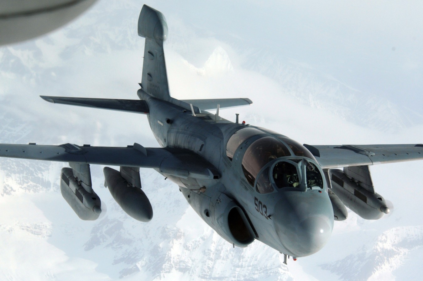 vaq-141 shadowhawks electronic attack squadron grumman ea-6b prowler us navy cvw-8 exercise red flag alaska 07-1 139