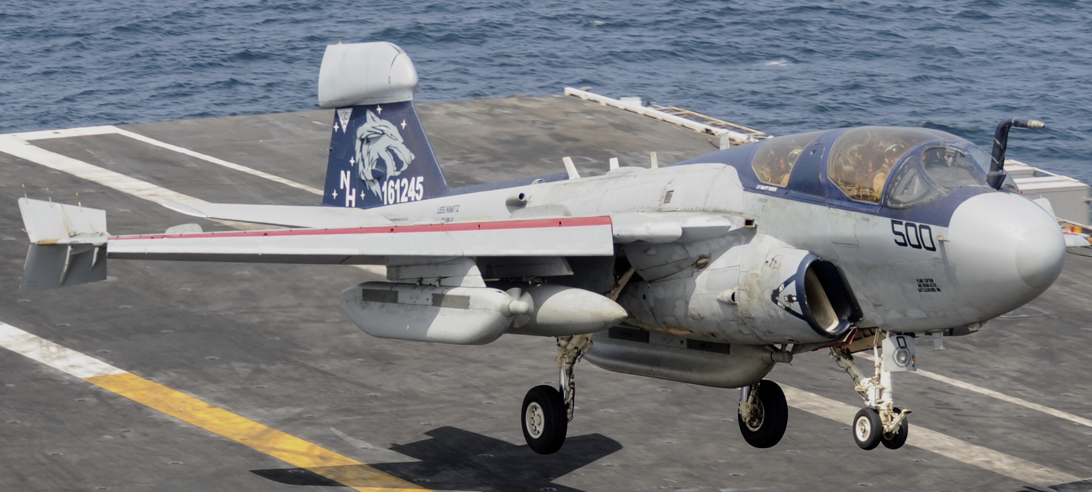 vaq-142 gray wolves electronic attack squadron ea-6b prowler us navy cvw-11 uss nimitz cvn-68 41