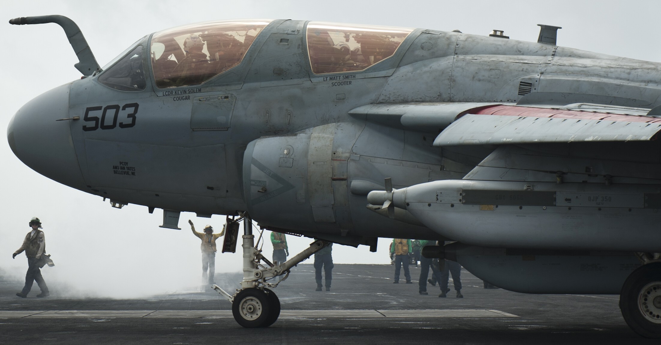 vaq-142 gray wolves electronic attack squadron ea-6b prowler us navy cvw-11 uss nimitz cvn-68 42