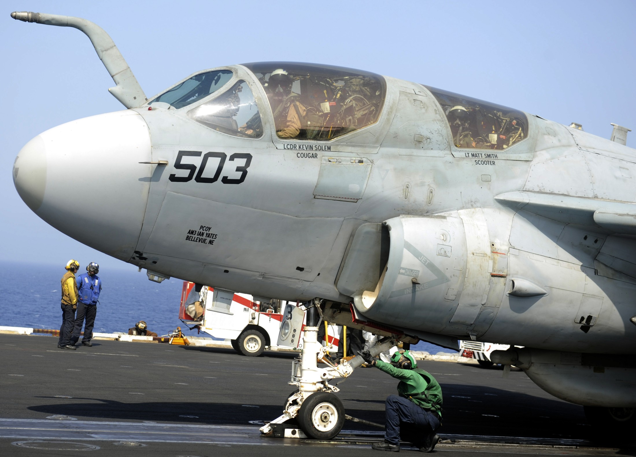 vaq-142 gray wolves electronic attack squadron ea-6b prowler us navy cvw-11 uss nimitz cvn-68 47