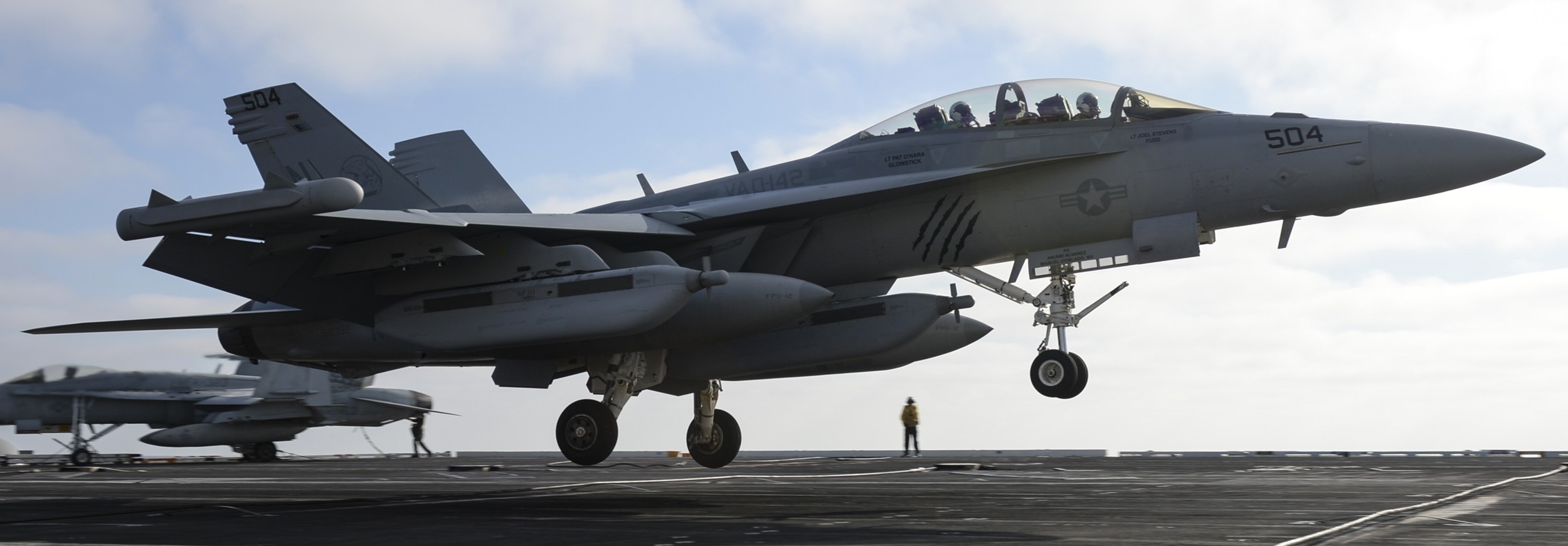 vaq-142 gray wolves electronic attack squadron ea-18g growler us navy cvw-11 uss nimitz cvn-68 94