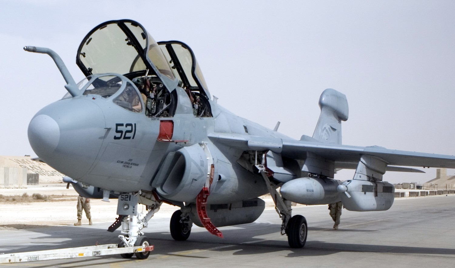 vaq-142 gray wolves electronic attack squadron ea-6b prowler us navy al asad air base iraq 135