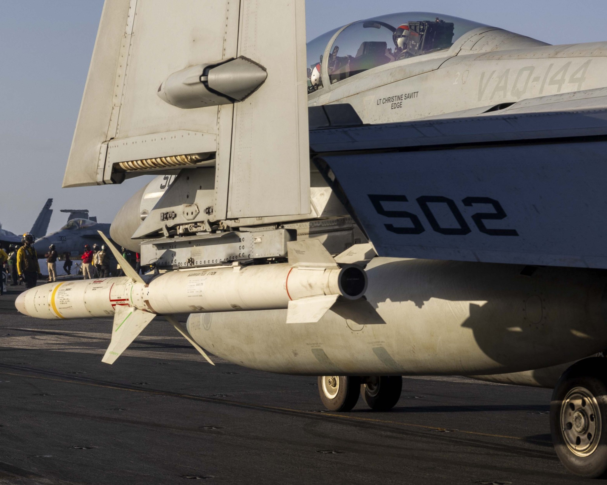 vaq-144 main battery electronic attack squadron ea-18g growler cvn-75 uss harry s. truman agm-88 harm 17