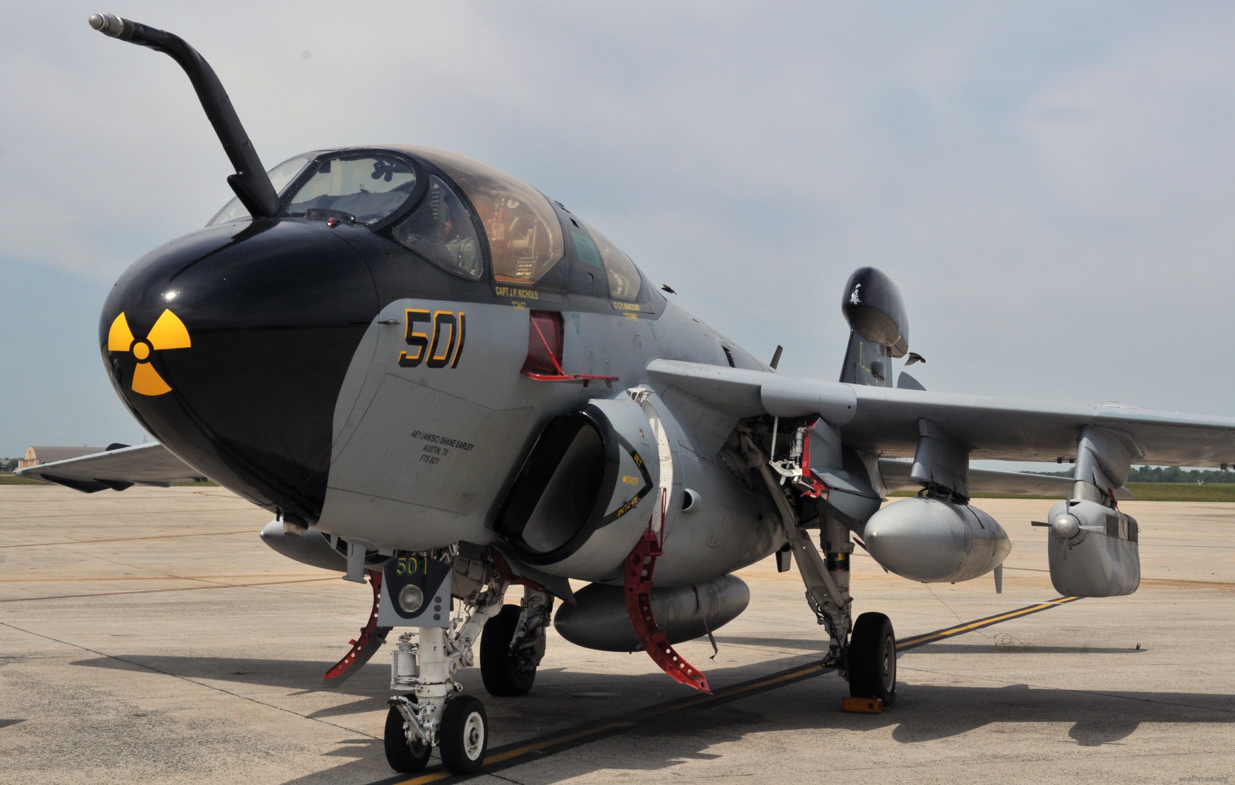 vaq-209 star warriors electronic attack squadron navy ea-6b prowler 17