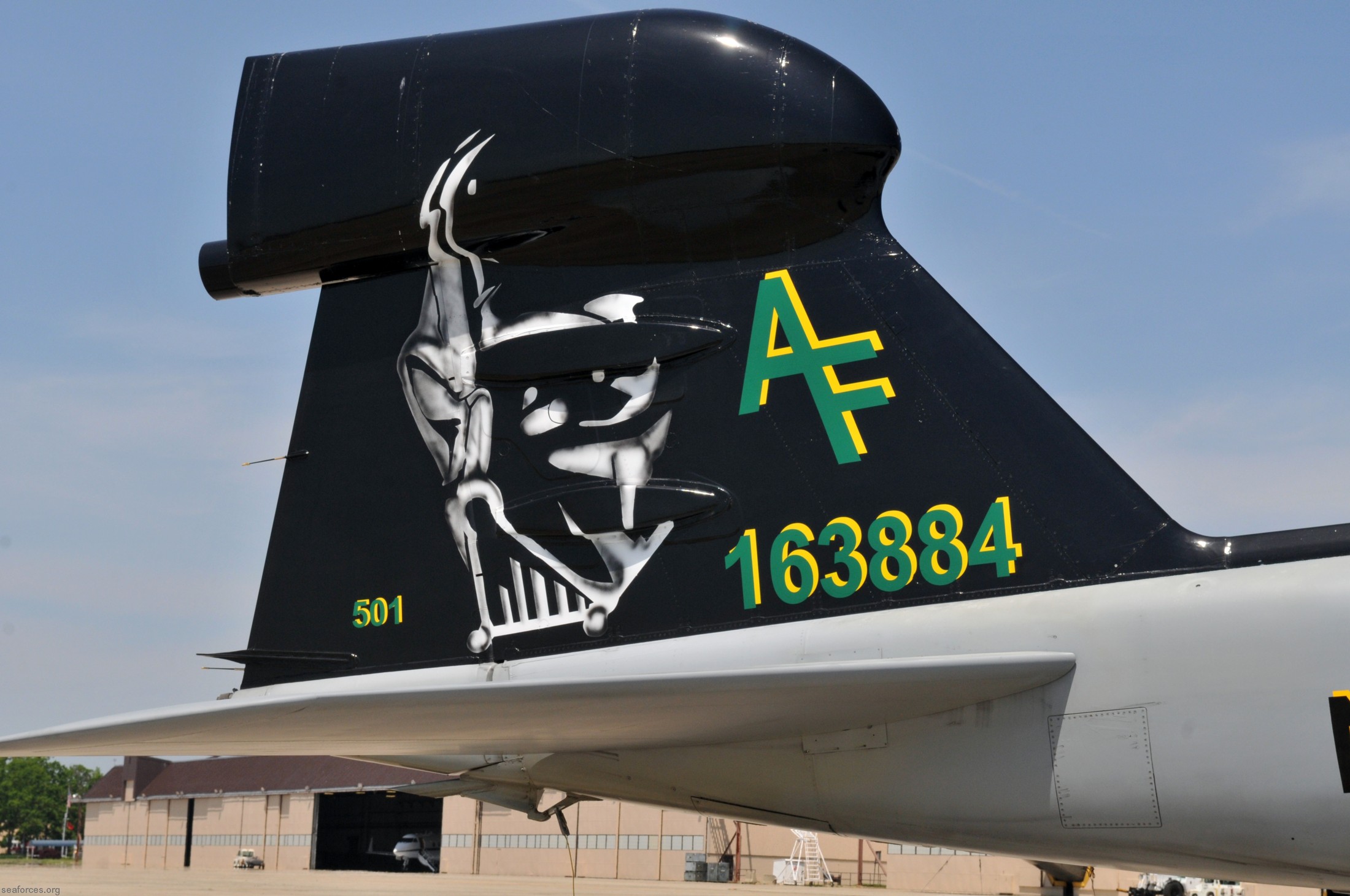 vaq-209 star warriors electronic attack squadron navy ea-6b prowler 23 special tail painting