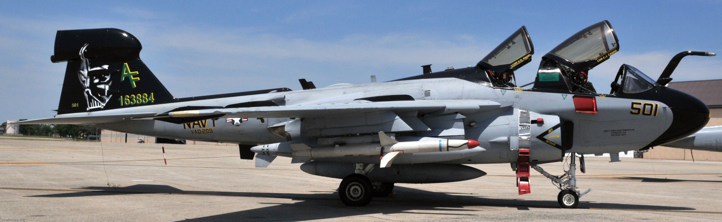 vaq-209 star warriors electronic attack squadron navy ea-6b prowler 24