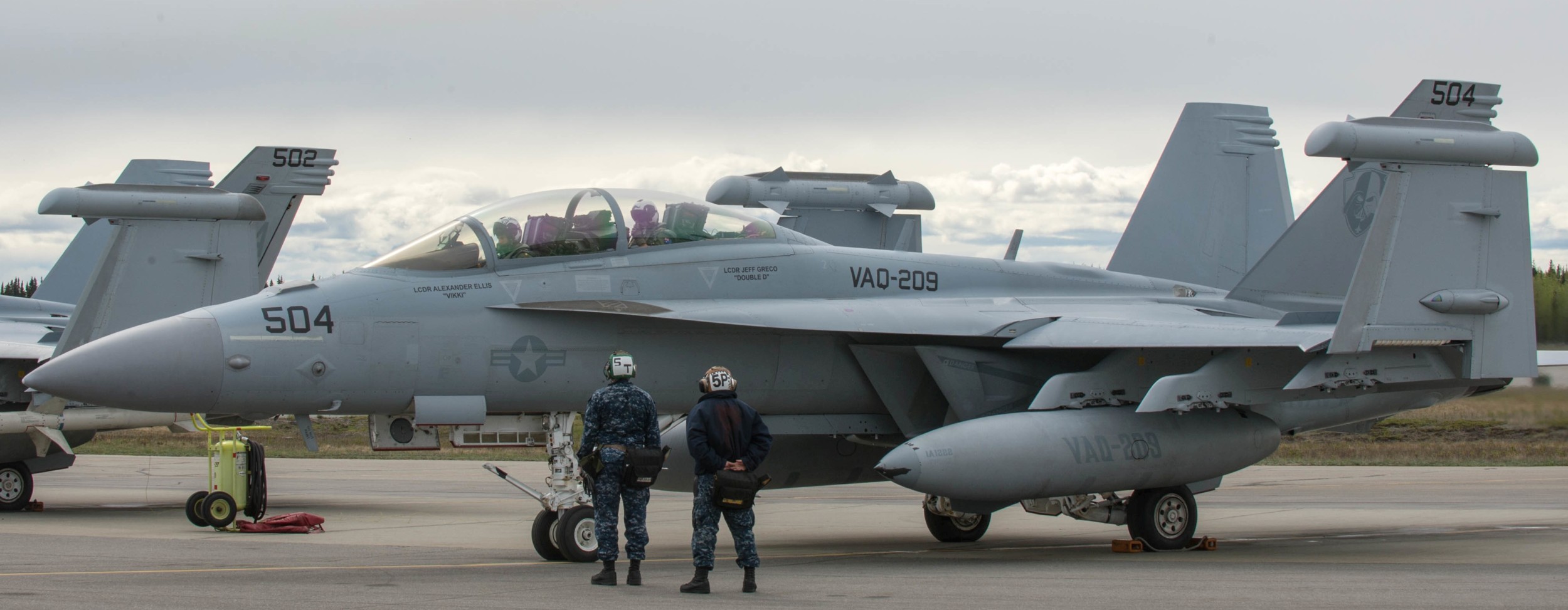 vaq-209 star warriors electronic attack squadron ea-18g growler us navy red flag alaska eielson afb 71