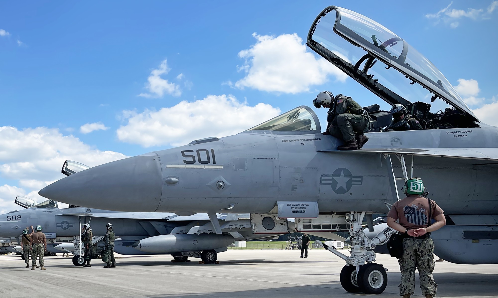 vaq-209 star warriors electronic attack squadron ea-18g growler exercise northern lightning volk field wisconsin 76